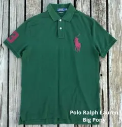 Polo Ralph Lauren ポロシャツ ビッグポニー ロゴ刺繍