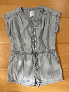 gapベビー デニムロンパース 90 100