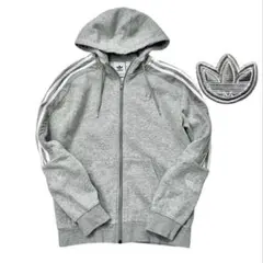 adidas アディダスオリジナルス　ジップアップ パーカー　スウェット　裏起毛