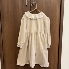 monbebe ベロアワンピース Mサイズ(3-4y)