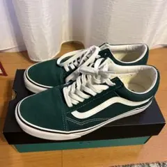 Vans 緑色 スエード スニーカー ローカット