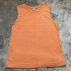 UNIQLO オレンジ タンクトップ Sサイズ