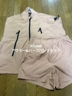 adidasアウター＆ハーフパンツセット