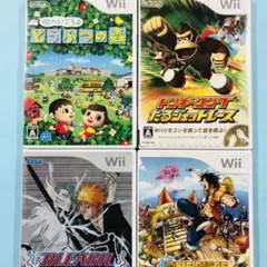 Wii 街へいこうよどうぶつの森 ドンキーコング BLEACH ワンピース