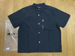 MLVINCE NYLON S/S SHIRTS BLACK