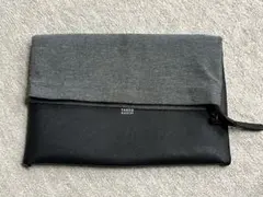 TAKEO KIKUCHI クラッチバッグ ブラック/グレー