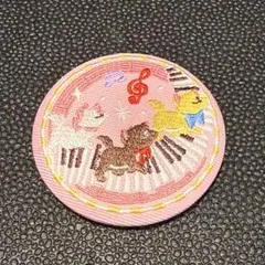 ディズニー 刺繍缶バッジ2 おしゃれキャット