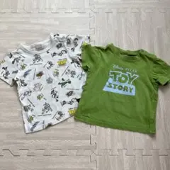 トイ・ストーリー Tシャツ 2枚セット petit main