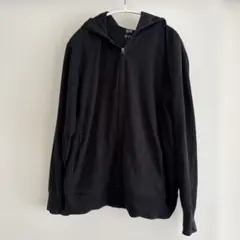 UNIQLO ブラック ジップアップパーカー M