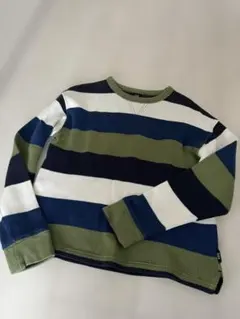 美品！GAP 長袖カットソー S (5-6歳) ストライプ