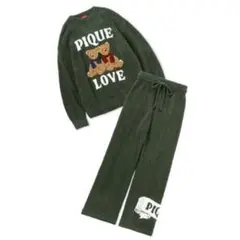 ジェラピケオム ルームウェア・パジャマ グリーン