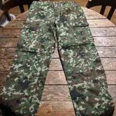 MILITARY日本自衛隊迷彩ミリタリーワークカーゴパンツグリーンXLサイズ