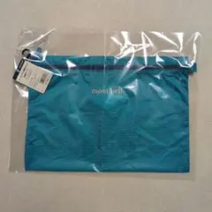 【水色】モンベル ライトペーパーポーチ【未使用】