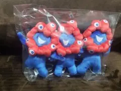 EXPO大阪万博　ミャクミャク　ぬいぐるみマスコットゴム紐付き　3種セット