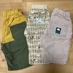 キッズ ハーフパンツ ３枚セット