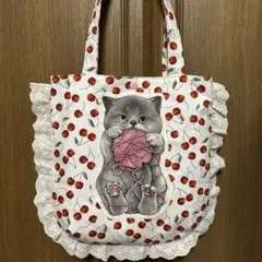 031518 コヤンイサムチョン　フリフリトートバッグ　ダーツ入り