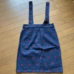 お値下げしました！Candy Stripper ハート刺繍ジャンパー スカートのサムネイル