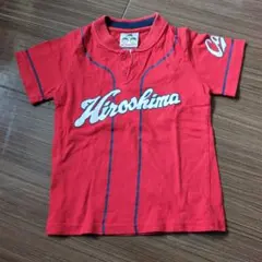 広島カープ　公式　ユニフォームTシャツ　100 キッズ　子供のサムネイル