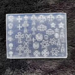 クロス クロム ネイル モールド レジン 薄いタイプ