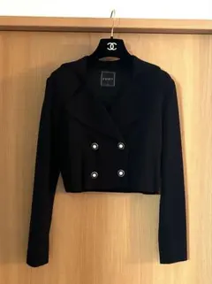 ⭐︎美品⭐︎FOXEY BOUTIQUE ニットジャケット　ブラック　38のサムネイル