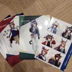 ウマ娘 プリティーダービーローソンコラボ クリアファイル 3種5枚セット