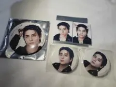 西洸人 XQUARE 缶バッジ カプセルトイ IDフォト セット