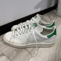 80sヴィンテージadidasフランス製Stan Smith ホワイト/グリーン