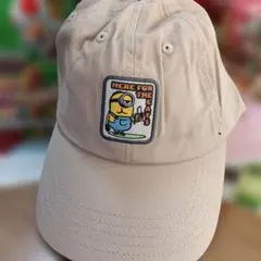 新品！ミニオンズ　 キャップ　 ベージュ