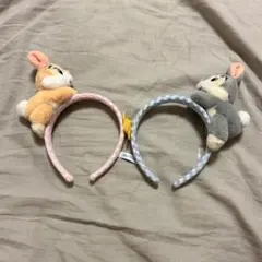 ディズニー　とんすけ　ミスバニー　カチューシャ　2個セット　2点セット