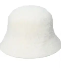 Arpege story シャギーバケットハット　ホワイト