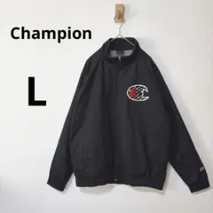 Champion チャンピオン メンズ L ジップアップ ジャケット ブラック
