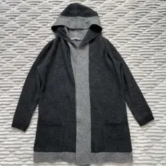 お値下げ！theory luxe セオリーリュクス　フード付きウールカーディガン