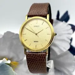 【希少・美品】セイコー ドルチェ クォーツ メンズ腕時計 ドレスウォッチ レトロ