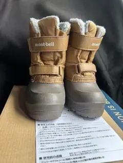 美品　18.0 mont-bell ブラウン パウダーブーツ　スノーブーツ