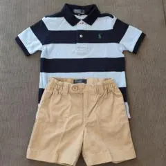 Polo by Ralph Lauren ポロシャツとショートパンツセット 90