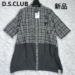 ☆D.S.CLUB チェック柄 ☆半袖ブラウス ☆Lサイズ☆ - メルカリ