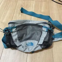 THE NORTH FACE ボディバッグ 中型 グレー/ターコイズ/未使用品