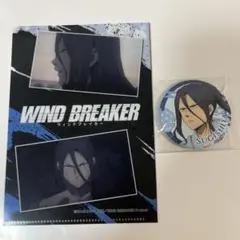 WIND BREAKER 秋彩 缶バッジ ミニクリアファイル 杉下京太郎