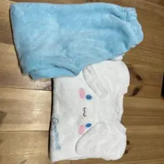 Cinnamoroll フリースパジャマ 120サイズ ホワイト/ブルー