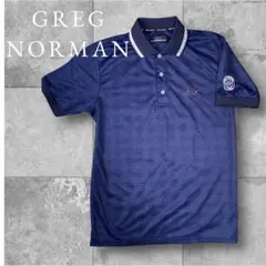 GREG NORMAN ポロシャツ メンズM ネイビー ゴルフ美品のサムネイル