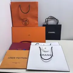 HERMES GUCCI など 紙袋 空箱 ショッパー BOX セット