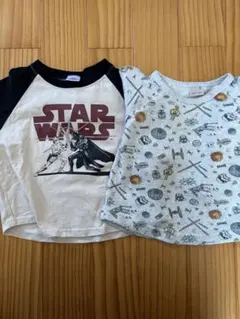 STAR WARS 長袖カットソー 2枚セット　　90
