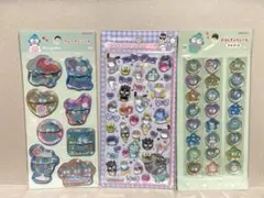 サンリオ　はぴだんぶい　ハンギョドンボンボンドロップシール 他3パックセット