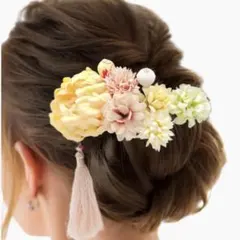 髪飾り 和装 浴衣 着物 振袖 前撮り ヘアアクセ 夏 花 造花 結婚式 成人式