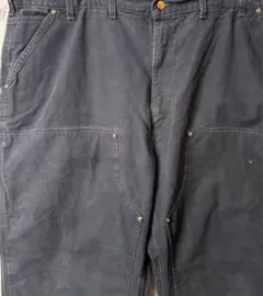 希少 USA製 Carhartt カーハート ダブルニー W46 L32 古着