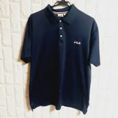 FILA（フィラ）半袖　ポロシャツ　メンズ　ネイビー　３Ｌ　㉔のサムネイル