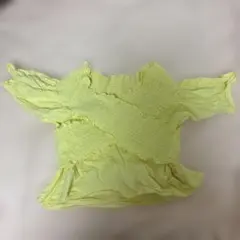 オフショルダー 半袖ブラウス イエローMのサムネイル