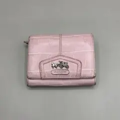 Coach Madison Crocodile Embossed Wallet