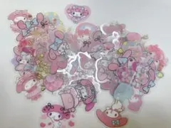 マイメロディ ステッカーセット　100枚入り　PET おすそ分け