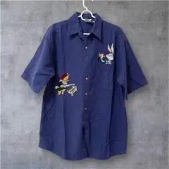 Style Eyes LOONEY TUNES 別注 ボウリングシャツ レーヨン - メルカリ